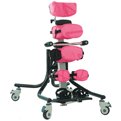 Leckey Squiggles + Stander, Includes Hip & Chest Supports, Knee Cups, Footplates, and Tray Mount