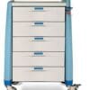 Avalo Emergency Cart, 10 High, Blue
