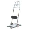 Molift Raiser Pro manual sit to stand transfer platform with padded leg supports and handle