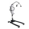 Invacare Birdie Evo Compact mobile hoist with powder-coated steel frame and U-shaped spreader bar