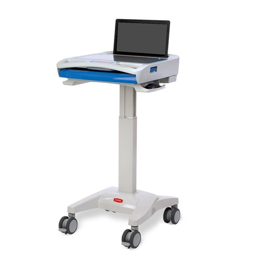 Capsa M40 Laptop Cart, Manual Lift, Keyboard Light