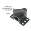 Therafin Headrest Mounting Bracket, Extruded With Lever