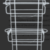 4 Tier White Wire Disposable Glove Dispenser