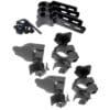 Therafin Seat Hardware, Zero Drop Hooks With Hinged Seat Swingtabs