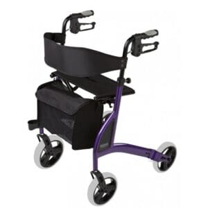 Max Mobility Alpha 438t Rollator with 24" Seat Height