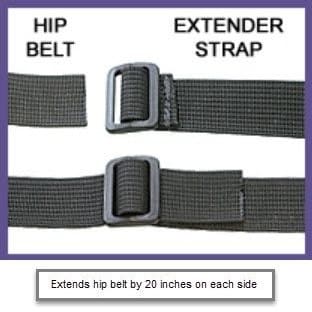 Therafin Belt Extender Straps, Pair