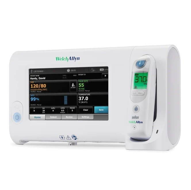 Welch Allyn Connex Spot Monitor, NIBP, Nonin SpO2, Pro 6000 Thermometry