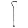 Airgo Comfort-Plus folding walking stick in blue anodised aluminium with cushioned handle