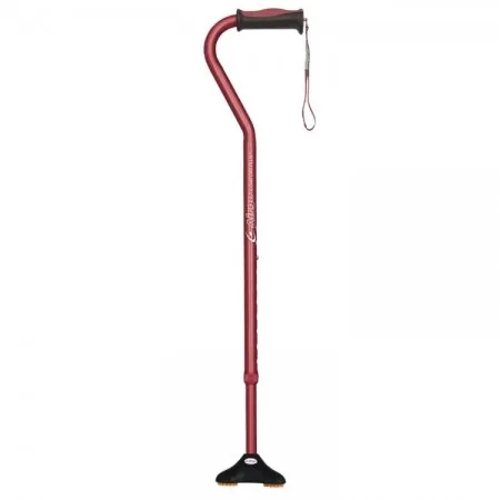 Airgo Comfort-Plus Offset Cane with MiniQuad ultra-stable tip, Black
