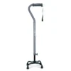 Airgo Comfort-Plus Small Base Quad Cane Charcoal