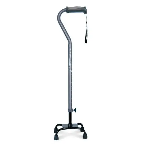 Airgo Comfort-Plus Small Base Quad Cane ย Charcoal