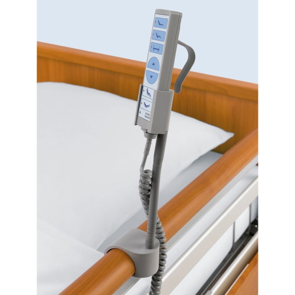 Swivel hand control holder, short stem