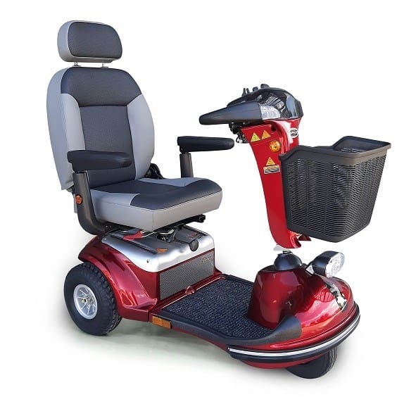 Shoprider Three Wheel Mobility Scooter With Flat Free Tyres, SWL 182Kg