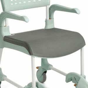 Etac Clean Mobile Shower Commode Soft Closed Cover, No Opening