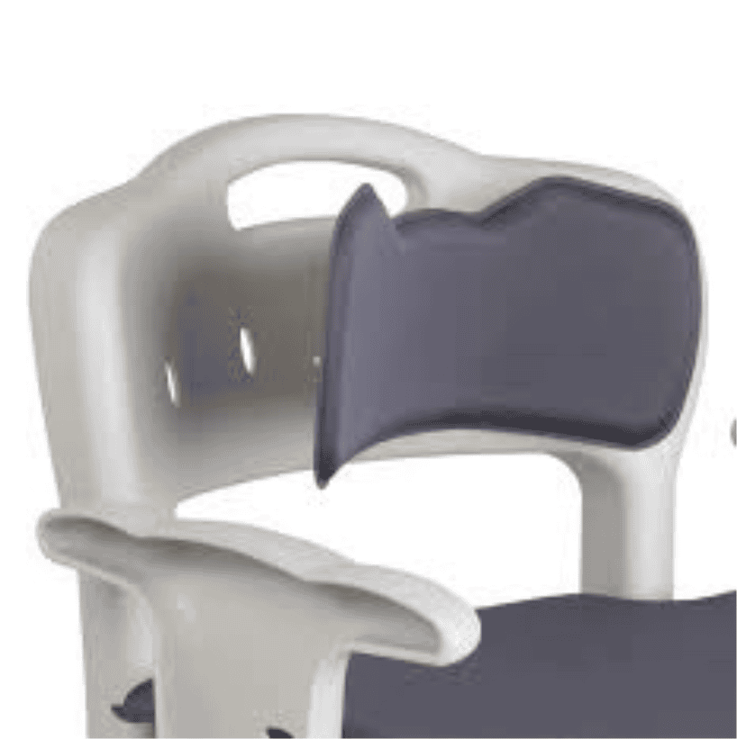 Etac Swift Shower Chair/Commode Soft Back Support, Grey