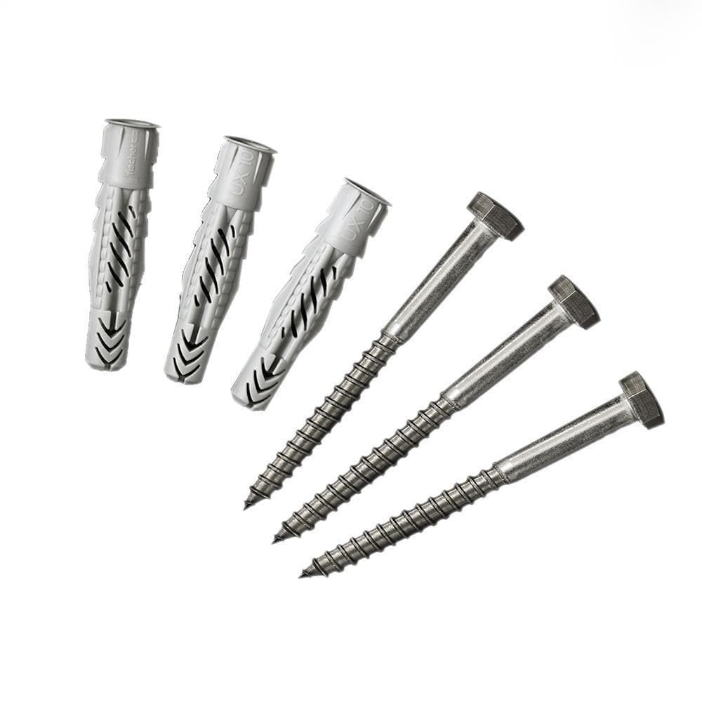 Etac Relax Shower Seat Screw Kit, T6S 8x80 DIN 571 A2, Qty 3