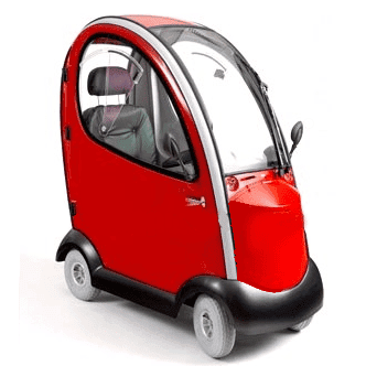 Shoprider Rainrider Mobility Scooter With Rear Parcel Box, SWL 160Kg, 75 AMP Battery, 8 AMP Charger