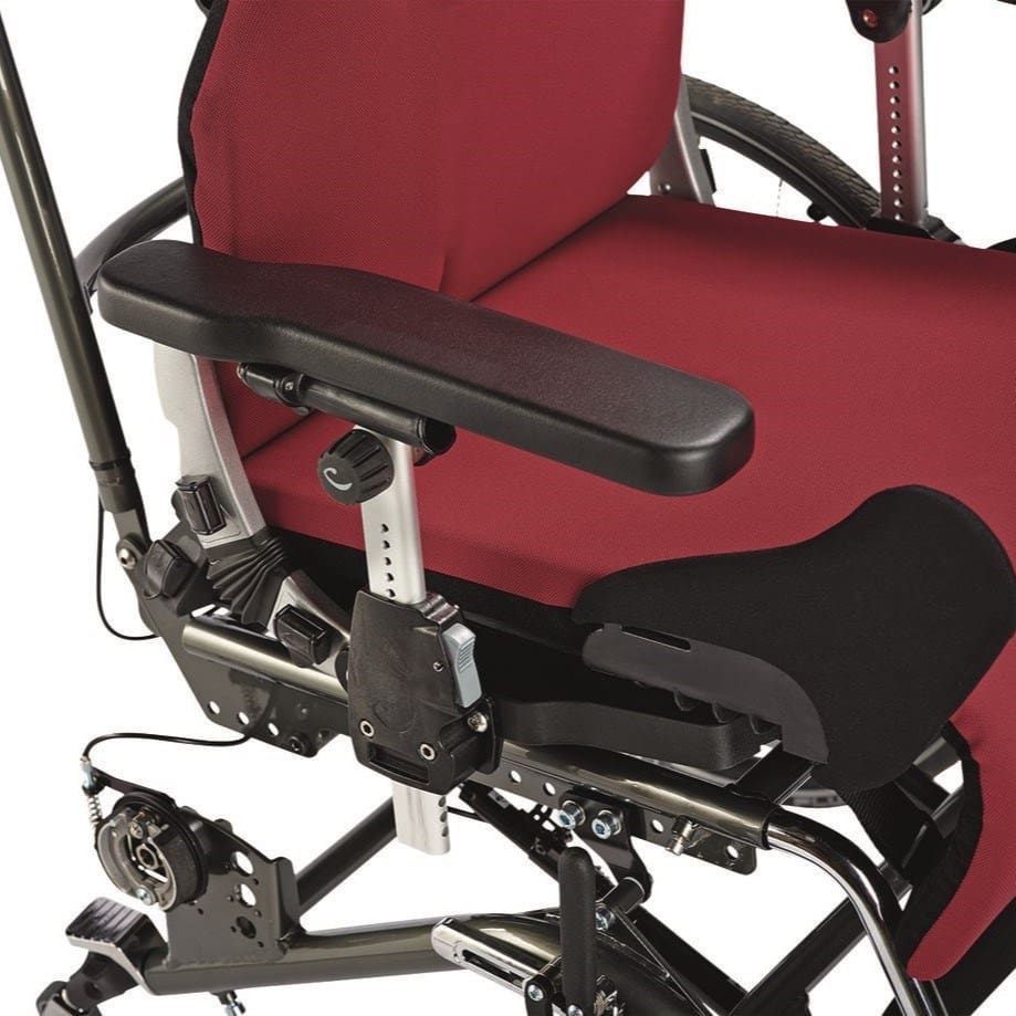 R82 xPanda Arm rests, single rod, padded, set