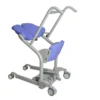 Peak Care Shifty manual sit to stand transfer aid with leg spread, seat board and support belt