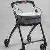 Peak Care Ellipse Indoor Walker in dark blue with removable tray and nylon bag