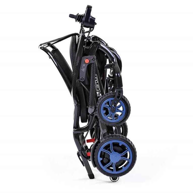 Sunrise Medical Quickie Q50 R Carbon folding powerchair with carbon fibre frame
