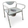Red Gum Bariatric Commode Chair, Grey