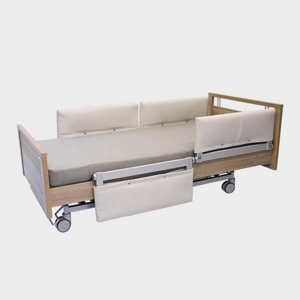 Side Rail Protectors for Malsch Split Side Rails (ea), Handle-Bottom, Velcro