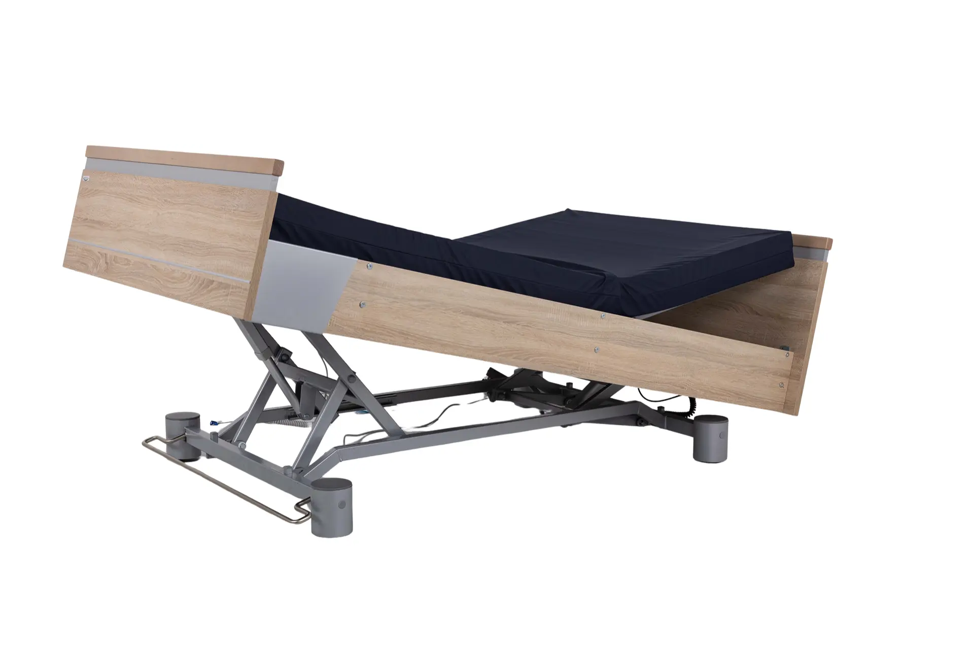 Malsch Aura Healthcare Bed, Wide Single, Vertical Split Sides, Integrated Bed Extension, Slide Panel - Image 10