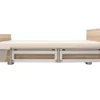 Malsch Aura Healthcare Bed, Wide Single, Vertical Split Sides, Integrated Bed Extension, Slide Panel