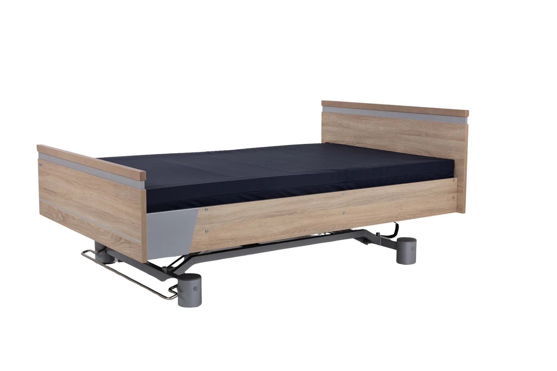 Malsch Aura Healthcare Bed, Wide Single, Vertical Split Sides, Integrated Bed Extension, Slide Panel - Image 13