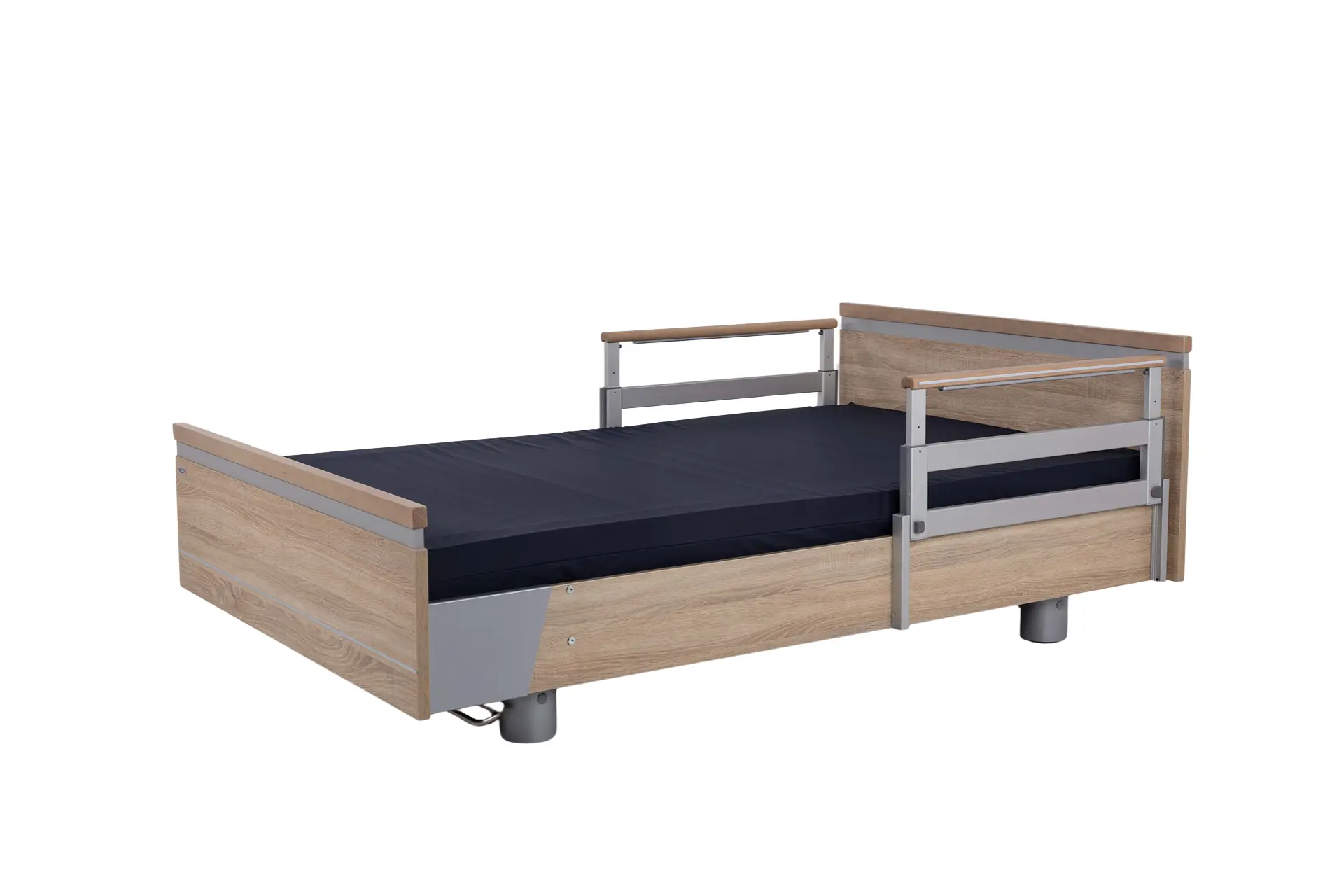 Malsch Aura Healthcare Bed, Wide Single, Vertical Split Sides, Integrated Bed Extension, Slide Panel - Image 14