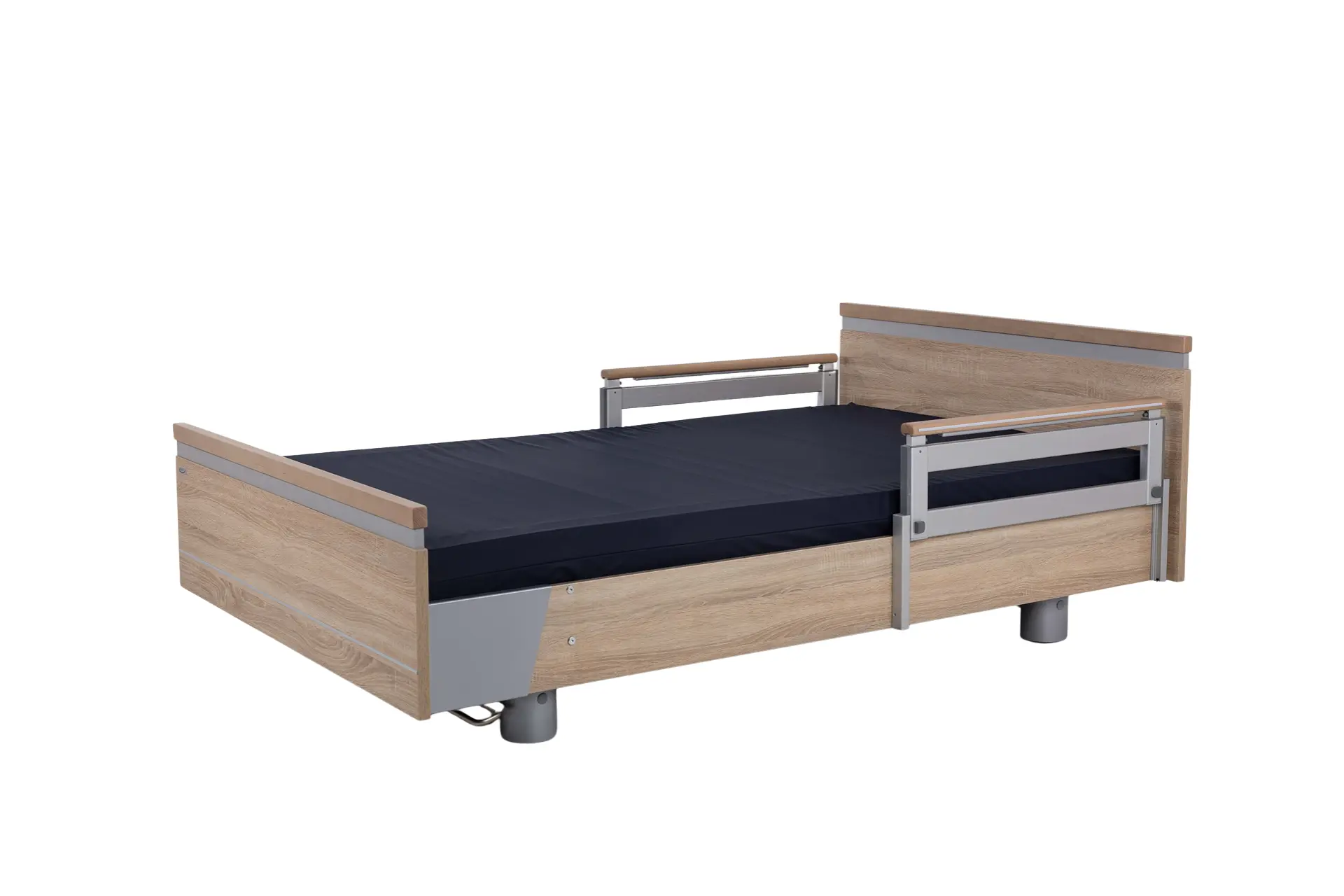 Malsch Aura Healthcare Bed, Wide Single, Vertical Split Sides, Integrated Bed Extension, Slide Panel - Image 15