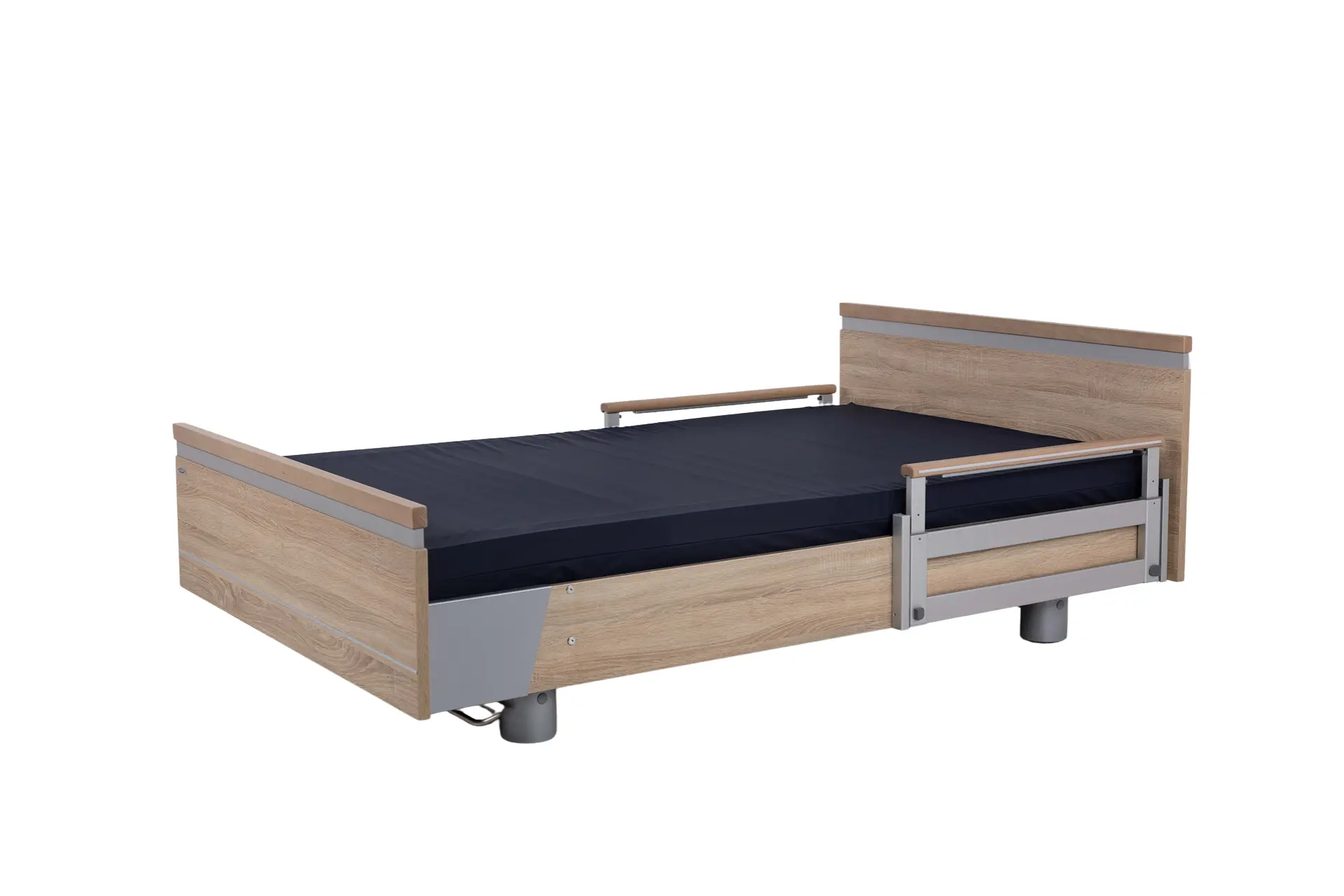 Malsch Aura Healthcare Bed, Wide Single, Vertical Split Sides, Integrated Bed Extension, Slide Panel - Image 16