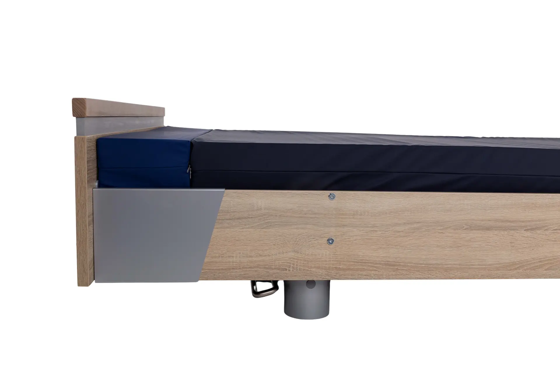 Malsch Aura Healthcare Bed, Wide Single, Vertical Split Sides, Integrated Bed Extension, Slide Panel - Image 3