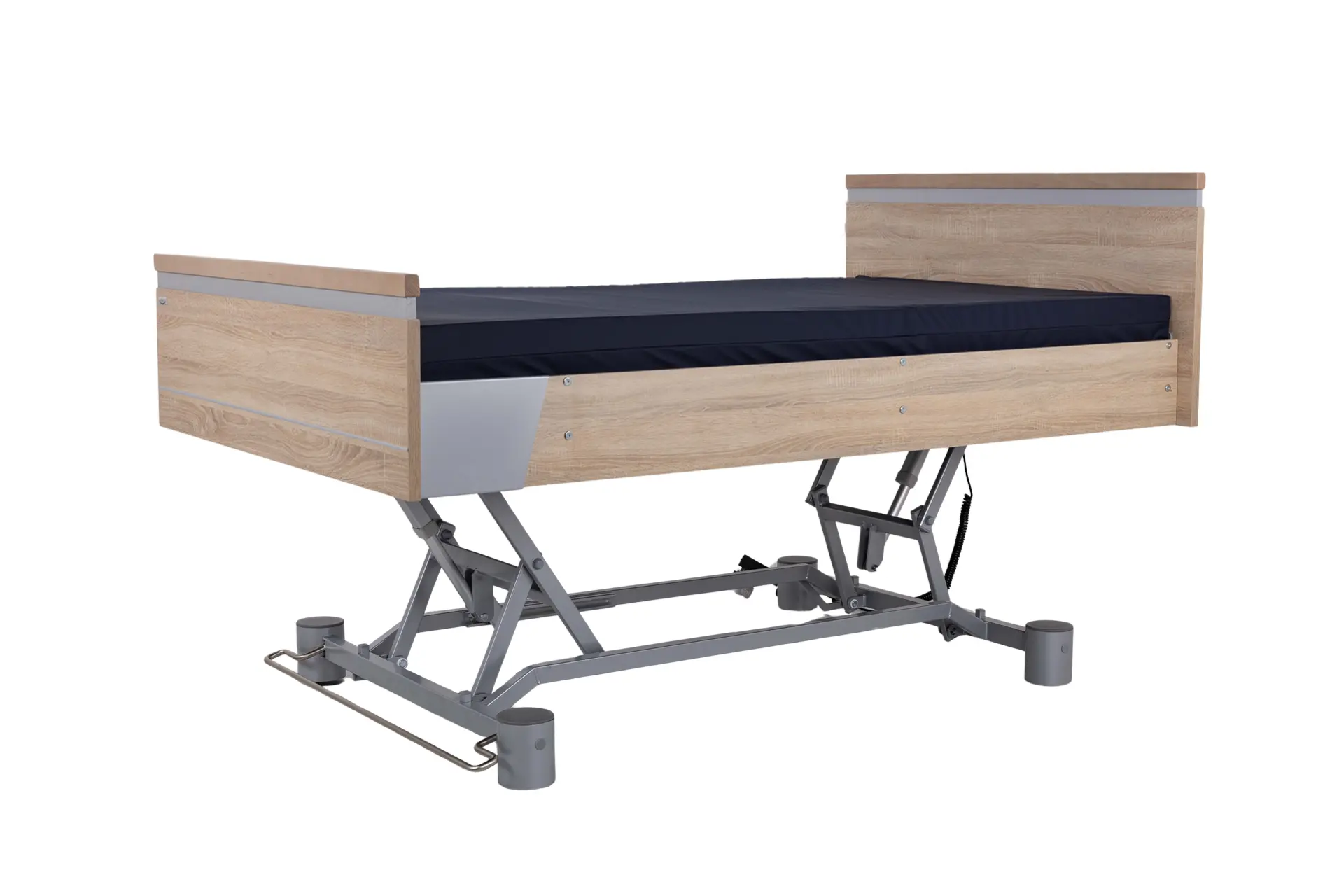 Malsch Aura Healthcare Bed, Wide Single, Vertical Split Sides, Integrated Bed Extension, Slide Panel - Image 7