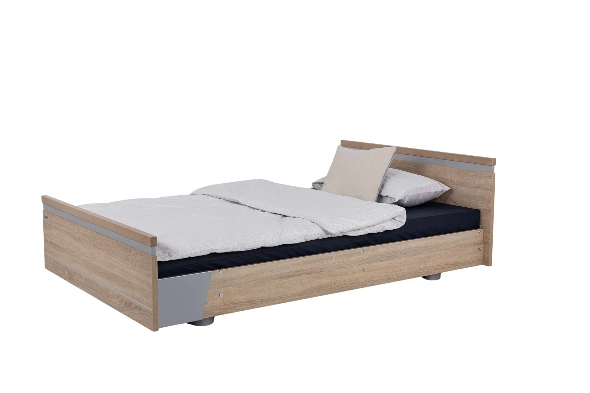 Malsch Aura Healthcare Bed, Wide Single, Vertical Split Sides, Integrated Bed Extension, Slide Panel - Image 8