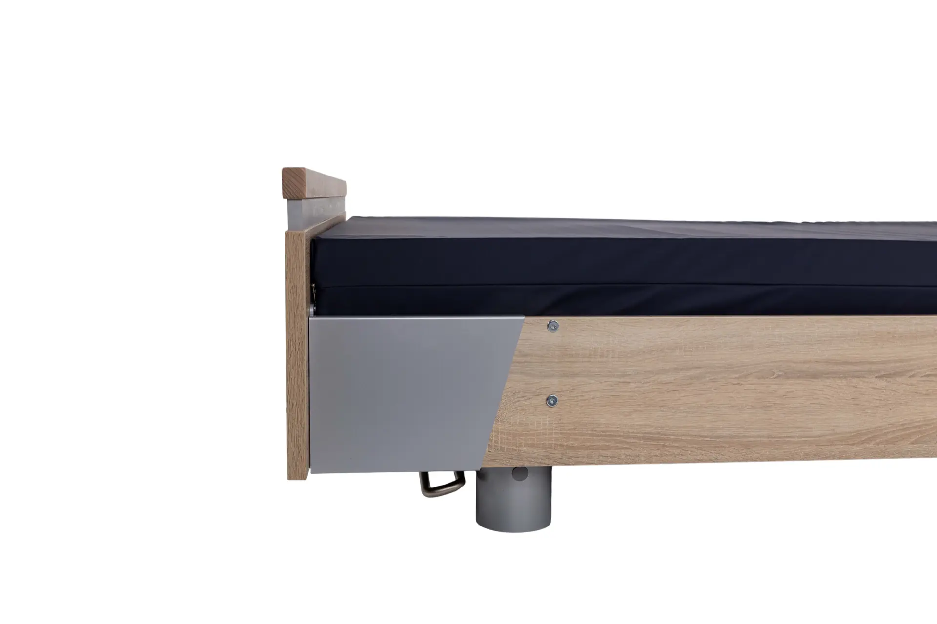 Malsch Aura Healthcare Bed, Wide Single, Vertical Split Sides, Integrated Bed Extension, Slide Panel - Image 9