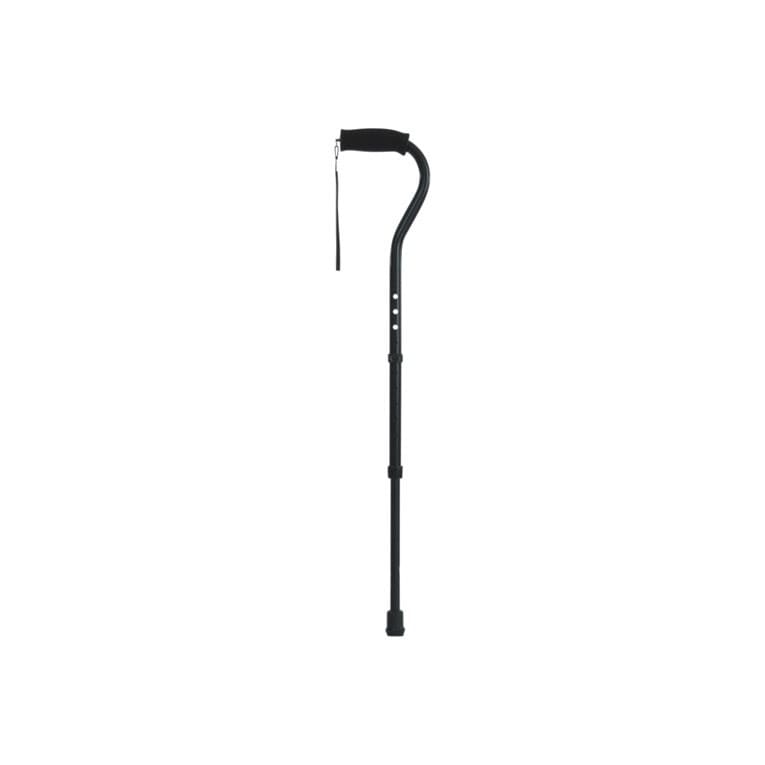 BE Cane, Alu, Pvc Hndl, Swan Neck