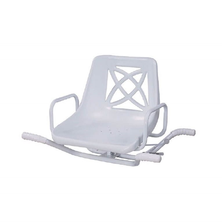 BE Shower Chair, Swivel, Powder Coated