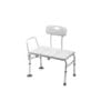 Breezy Everyday bariatric bath transfer bench with unpadded moulded seat and backrest