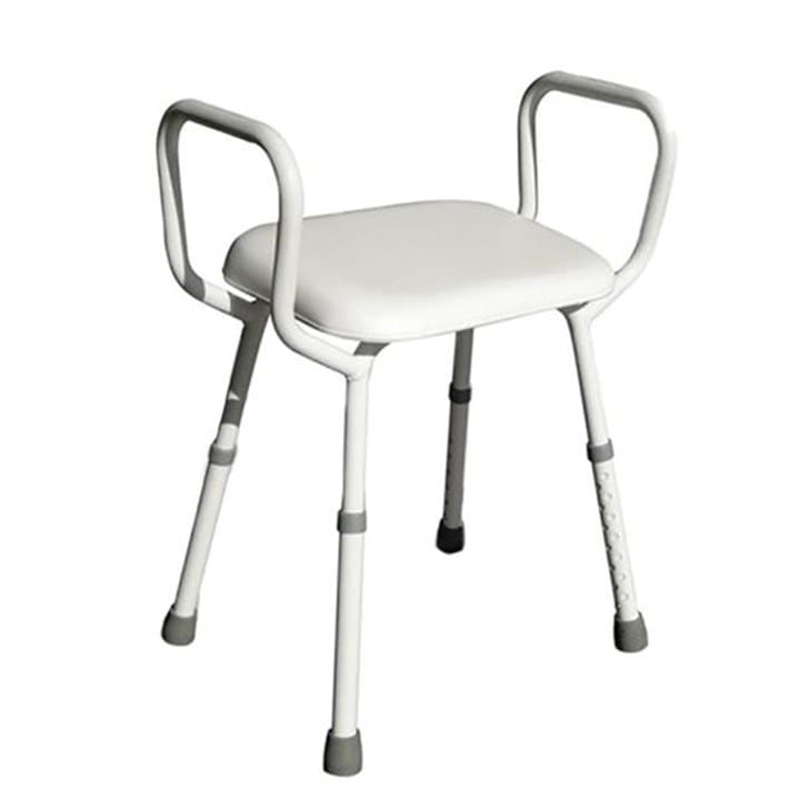 BetterLiving Aluminium Shower Stool with Padded Seat