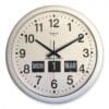 Jadco Round Analogue Calender Clock, 400mm Diameter