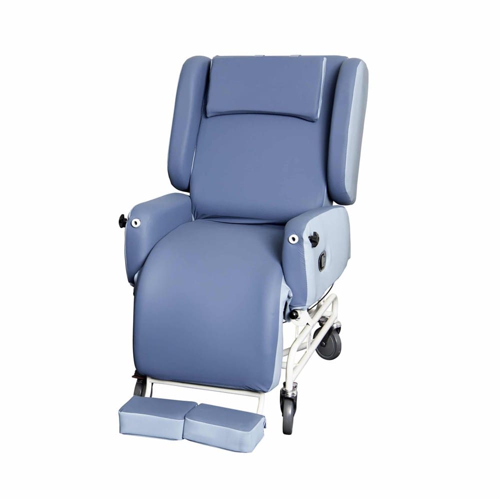 Cobalt Health Air Chair Classic tilt-in-space pressure care chair with air cell seat