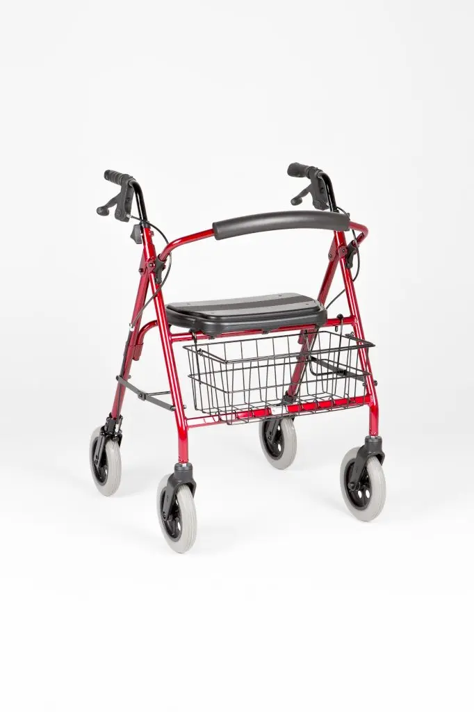 Peak Care Mack Red Rollator