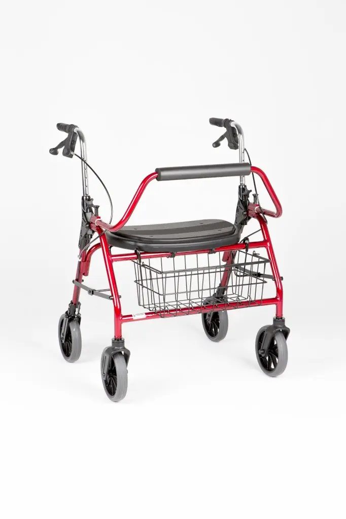 Peak Care Mighty Mack Red Rollator (9346376001038)