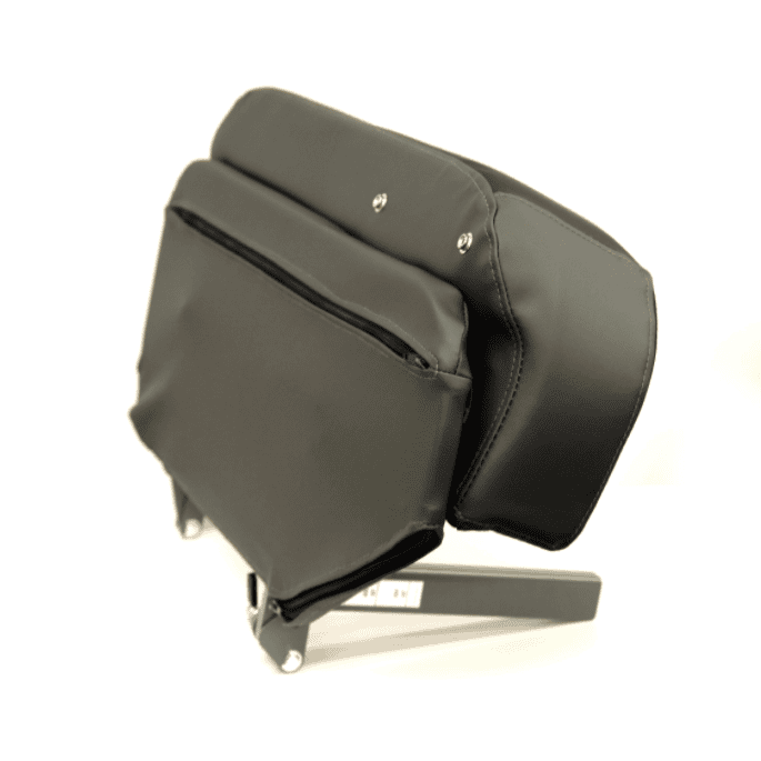 Configura Advance Drop Down Armrests, Black Vinyl