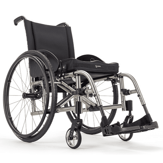 Ki Mobility Catalyst 5 Ti, Lightweight Titanium Folding Manual Wheelchair