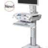 Capsa Trio Computing Cart, Powered, Electric Lift, Electric Lock