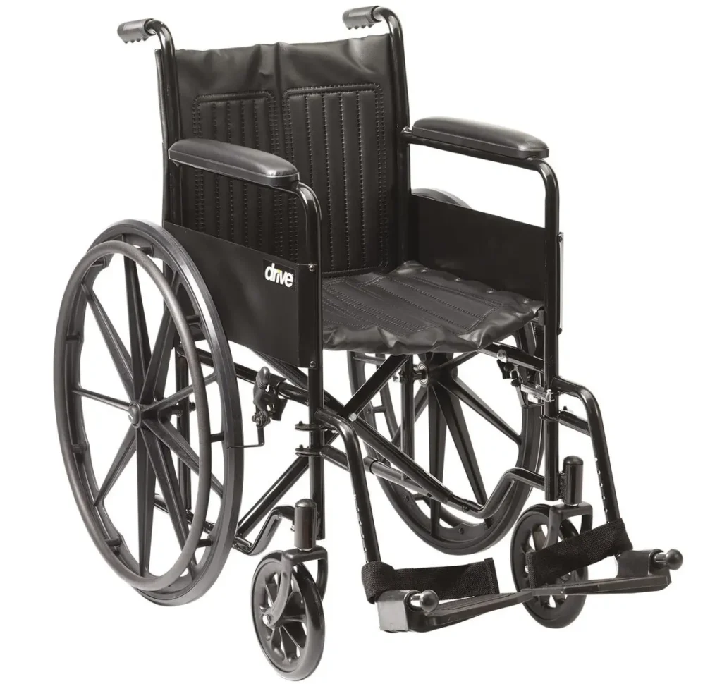 Drive Steel Ward Wheelchair, Self Propelling, Vinyl
