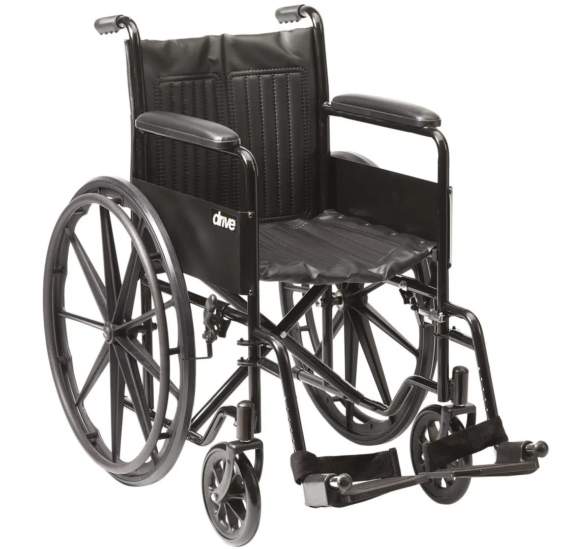 Drive Steel Ward Wheelchair, Self Propelling, Vinyl